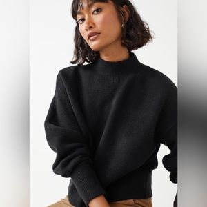 & Other Stories Mock Neck Sweater